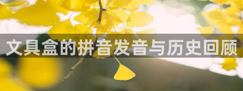 九游会提款靠谱吗：文具盒的拼音发音与历史