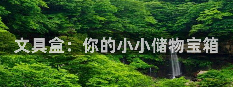 九游会赢了：文具盒：你的小小储物宝箱