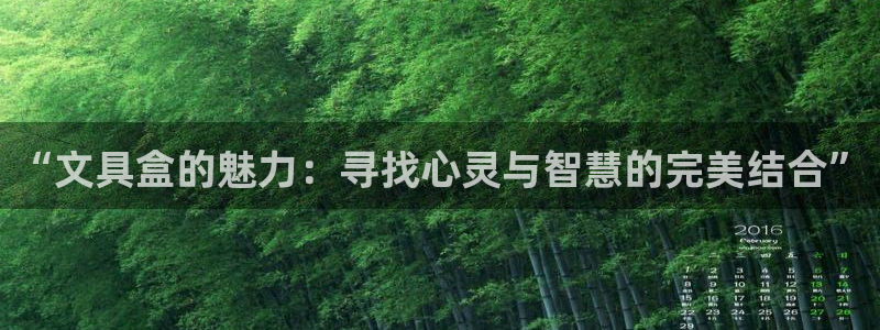 九游会官网在线客服：“文具盒的魅力：寻找