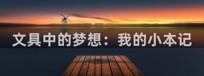 九游会 app：文具中的梦想：我的小本记