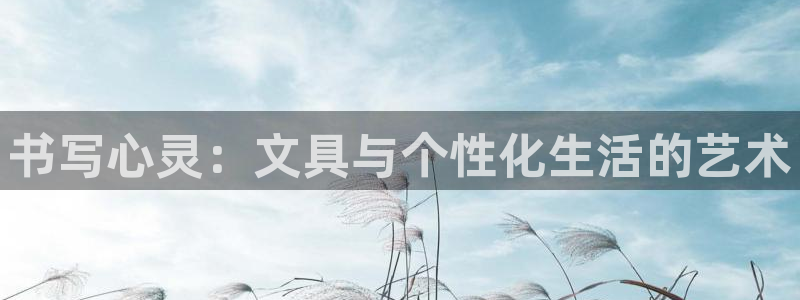 旧版九游会：书写心灵：文具与个性化生活的